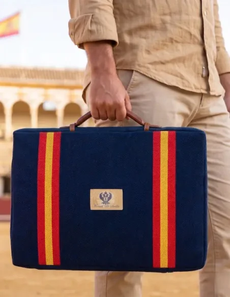 Almohadilla Taurina Bandera de España - Azul Marino