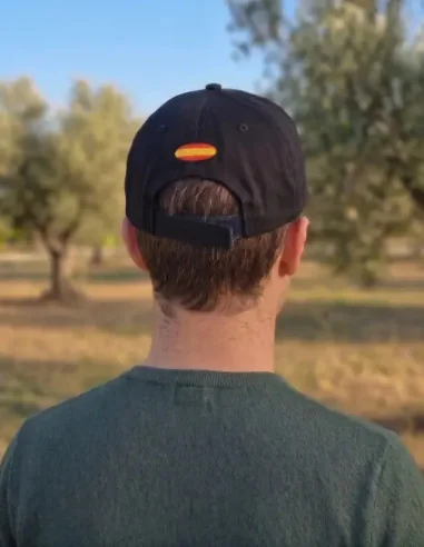 Gorra Negra Franjas España