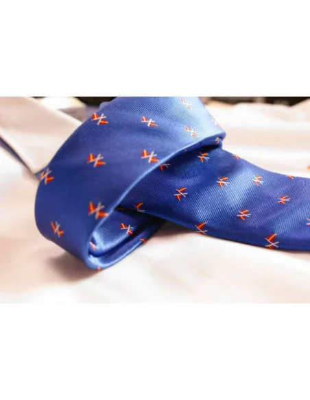 Corbata Banderas Náuticas - Azulina