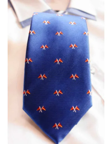 Corbata Banderas Náuticas - Azulina