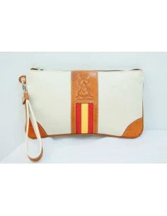 Cartera de Mano Lona - Beige 2