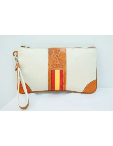 Cartera de Mano Lona - Blanca