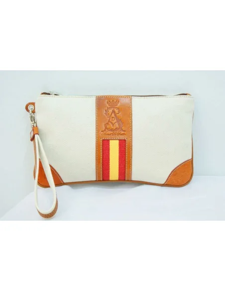 Cartera de Mano Lona - Blanca