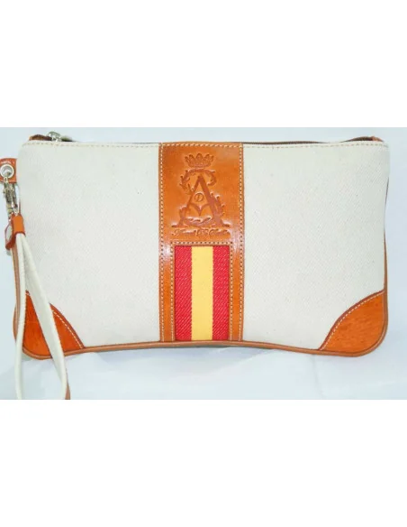 Cartera de Mano Lona - Blanca