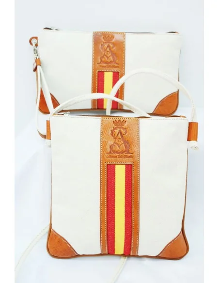 Cartera de Mano Lona - Blanca