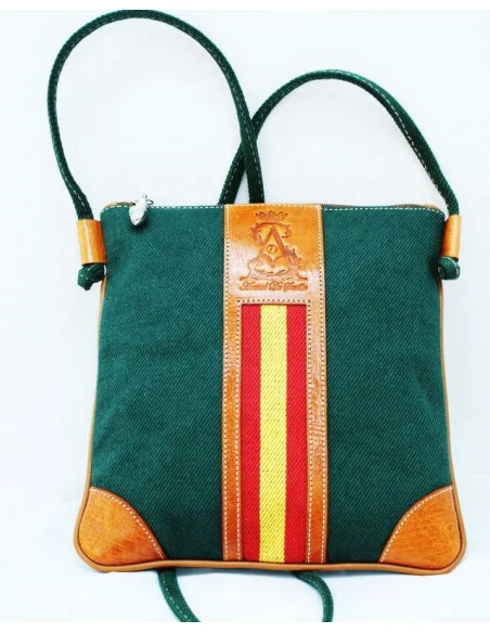 Bandolera Bandera España Lona Verde