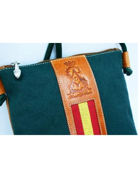 Bandolera Bandera España Lona Verde