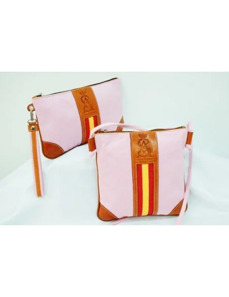 Bandolera de Lona Rosa