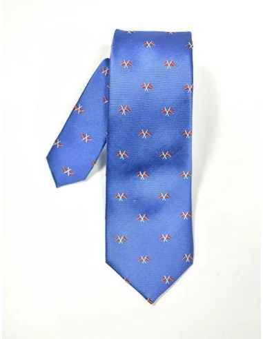 Corbata Banderas Náuticas - Azulina