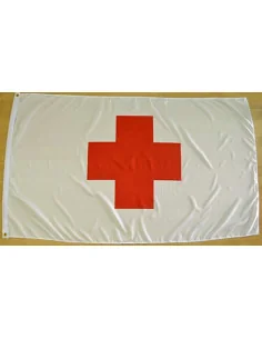Bandera Cruz Roja Internacional Poliéster