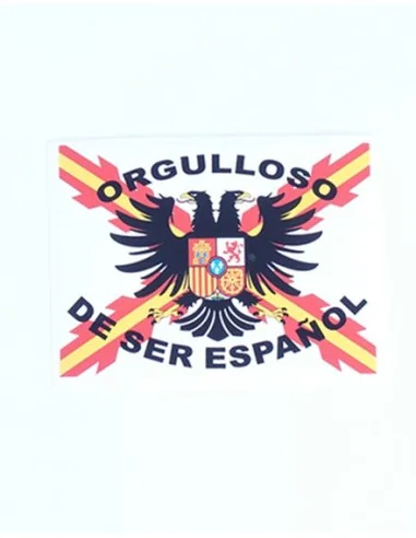 Pegatina Tercios de Flandes con leyenda y bandera España