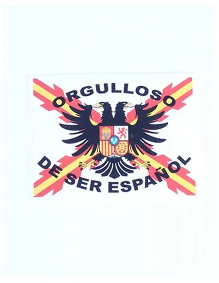 Pegatina Tercios de Flandes con leyenda y bandera España