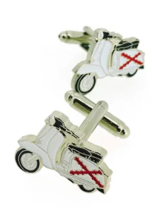 Gemelos Vespa Lambretta Cruz de Borgoña