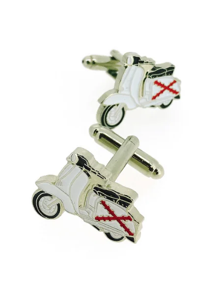 Gemelos Vespa Lambretta Cruz de Borgoña