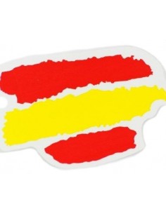 Pegatina Bandera España Manchas