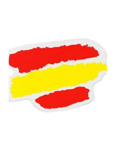 Pegatina Bandera España Manchas