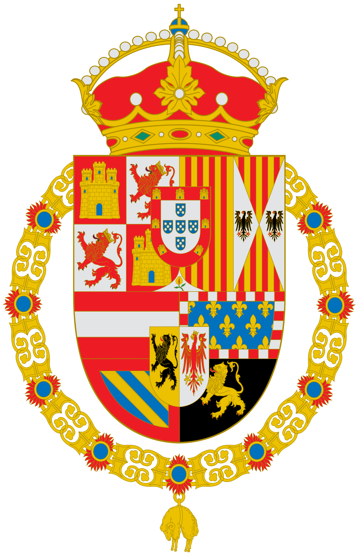 Escudo estandarte Felipe II